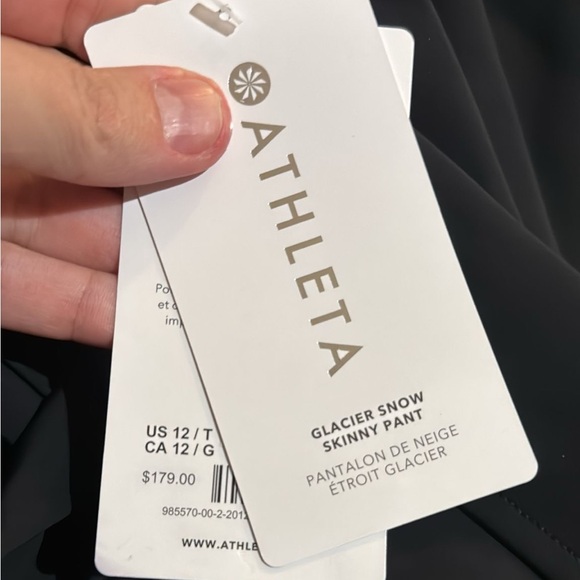 ATHLETA Glacier Snow Skinny Pant II // Black #985570 - Picture 9 of 16